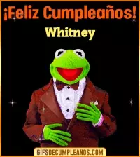 Meme feliz cumpleaños Whitney